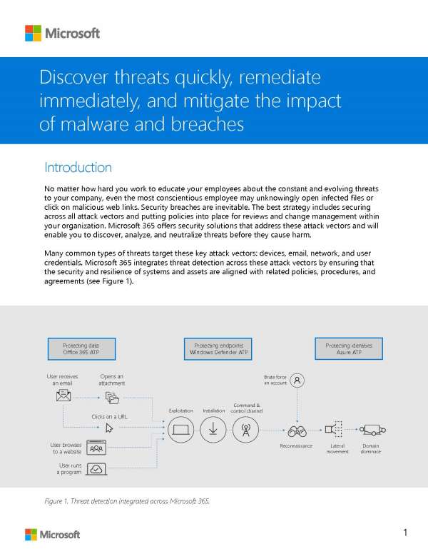 Discover threats quickly, remediate immediately, and mitigate the impact of malware and breaches with Virtual Office Solutions