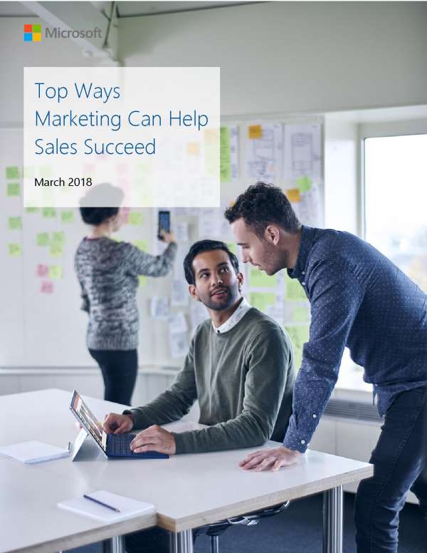 Top ways marketing can help sales succeed