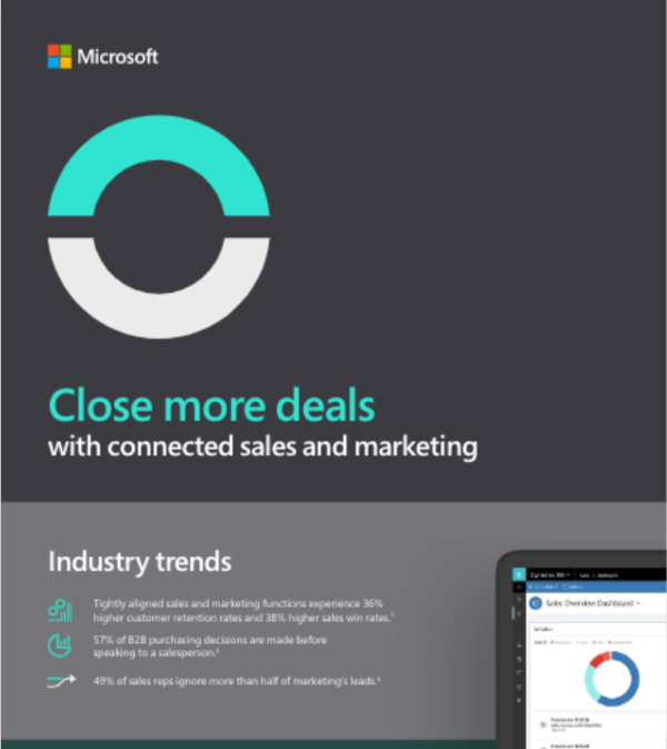 Close more deals with connected sales and marketing