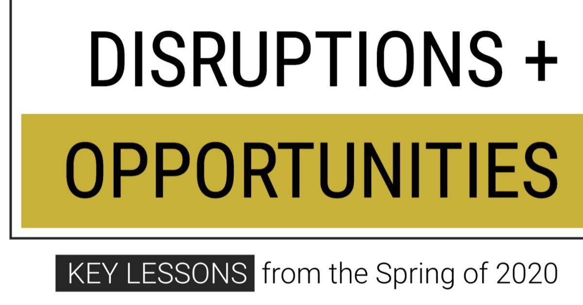Disruptions and opportunities in remote learning