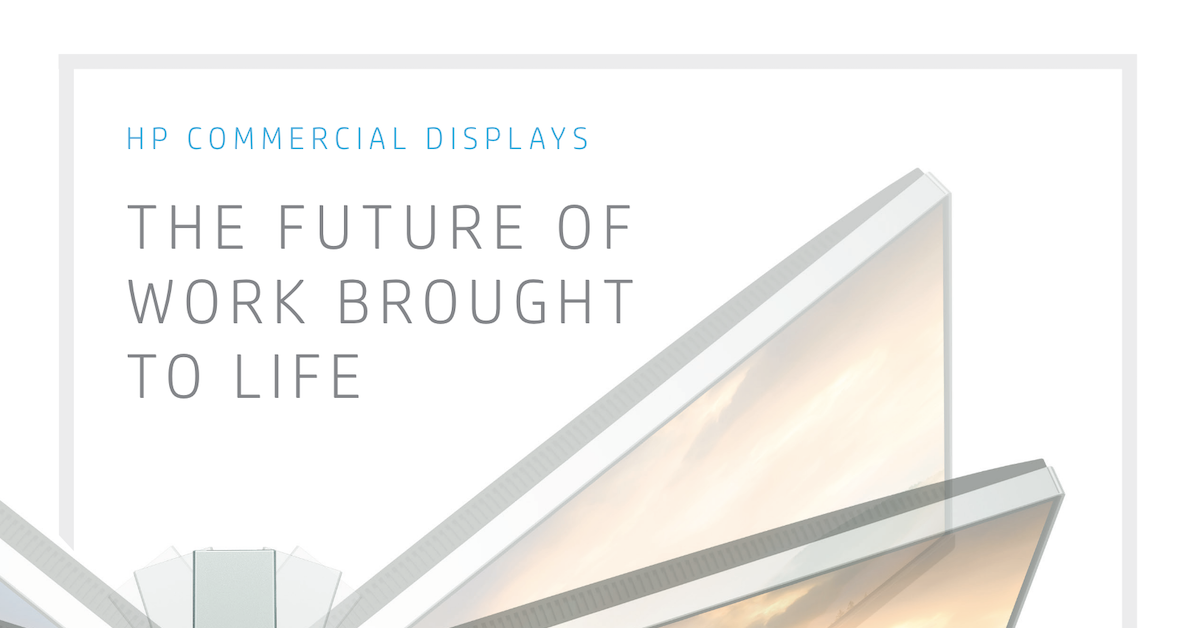 HP Commercial Displays and Accessories Catalog