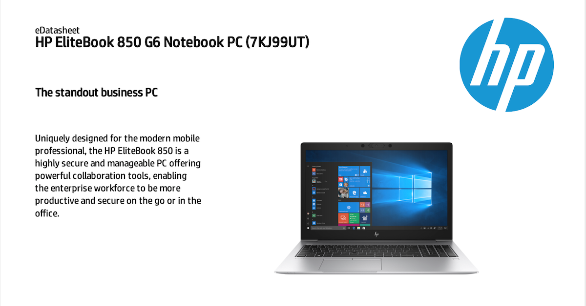 HP EliteBook 850 G6