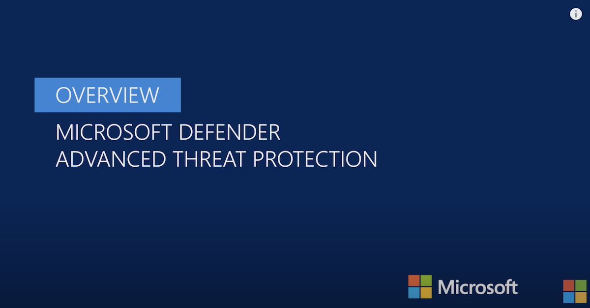 Overview of Microsoft Defender ATP