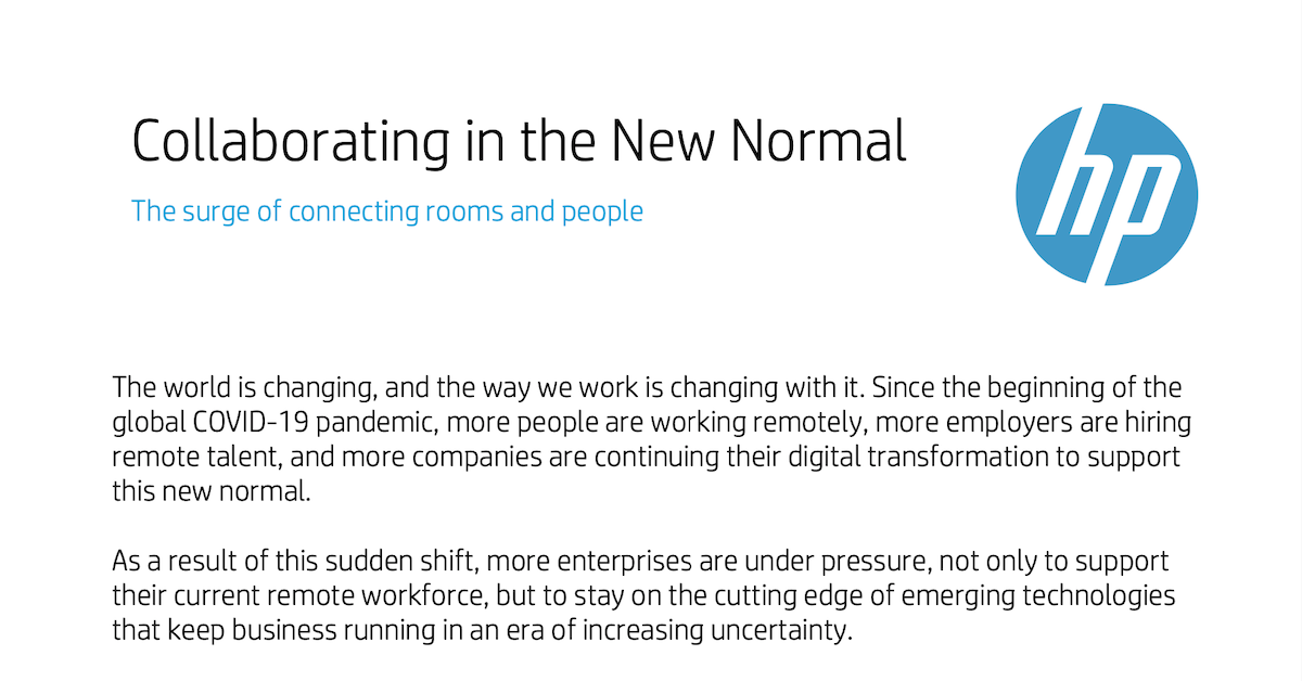 Collaborating in the New Normal