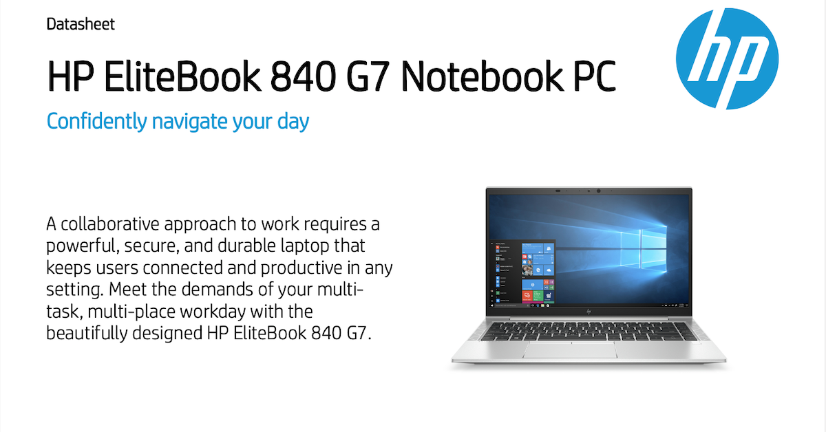 HP EliteBook 840 G7 Notebook PC