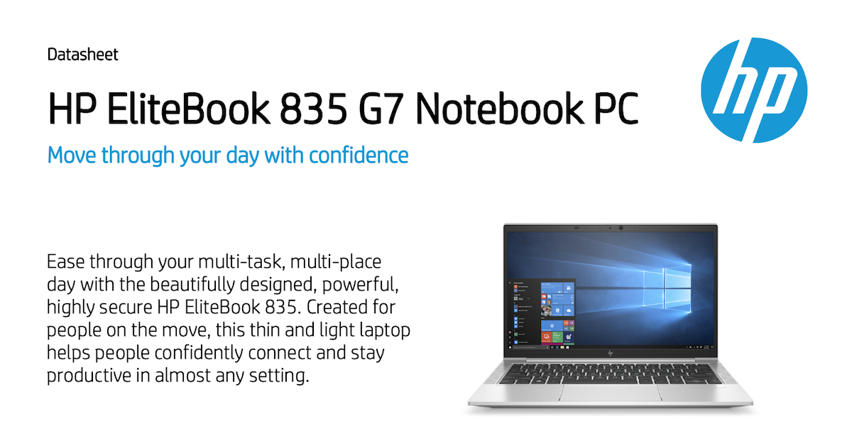 HP EliteBook 835 G7 Notebook PC