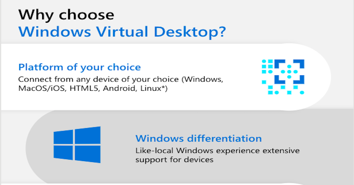 Why choose Windows Virtual Desktop?