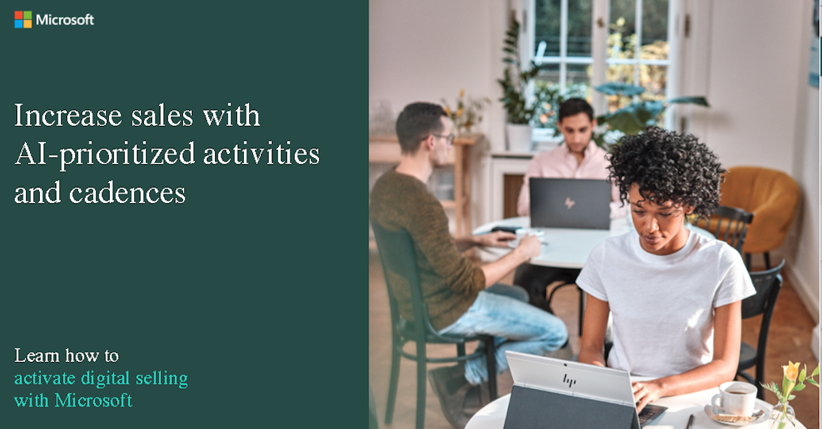 Increase sales with AI-prioritized activities and cadences