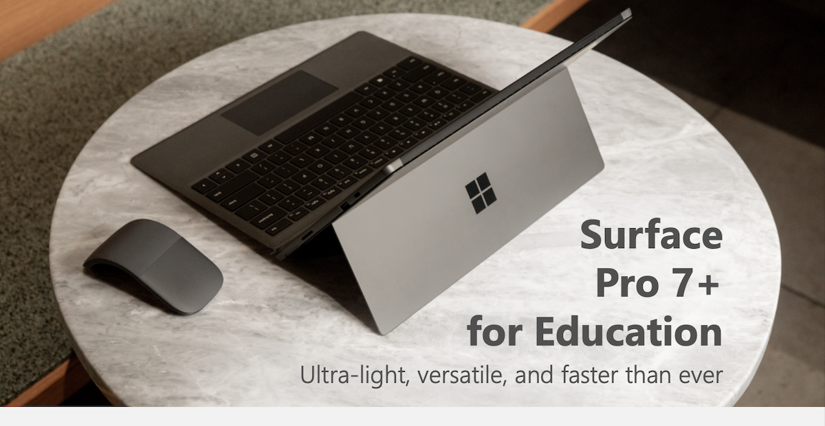 Surface Pro 7+ for Education