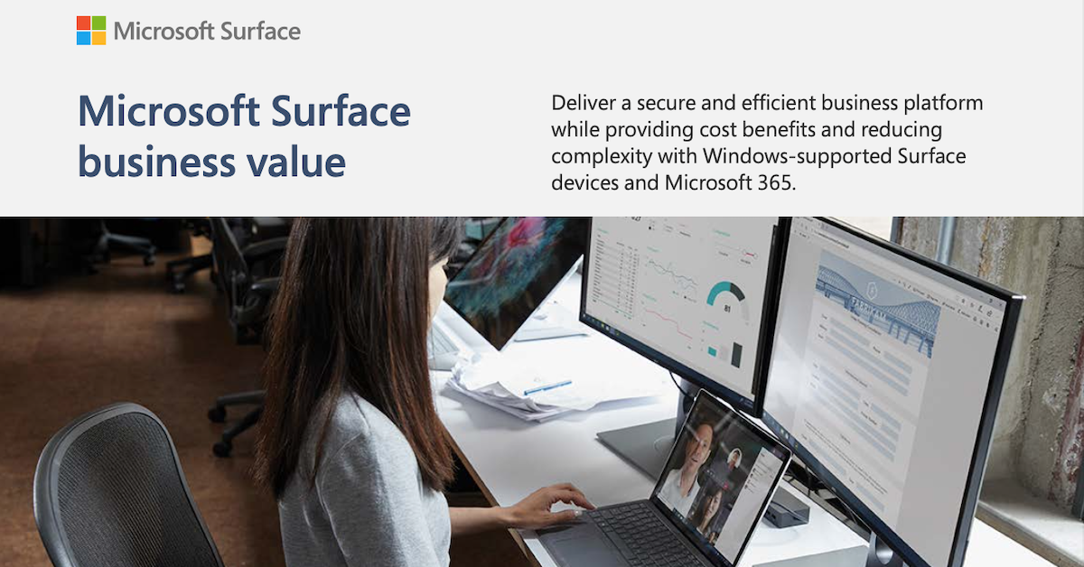 Microsoft Surface business value