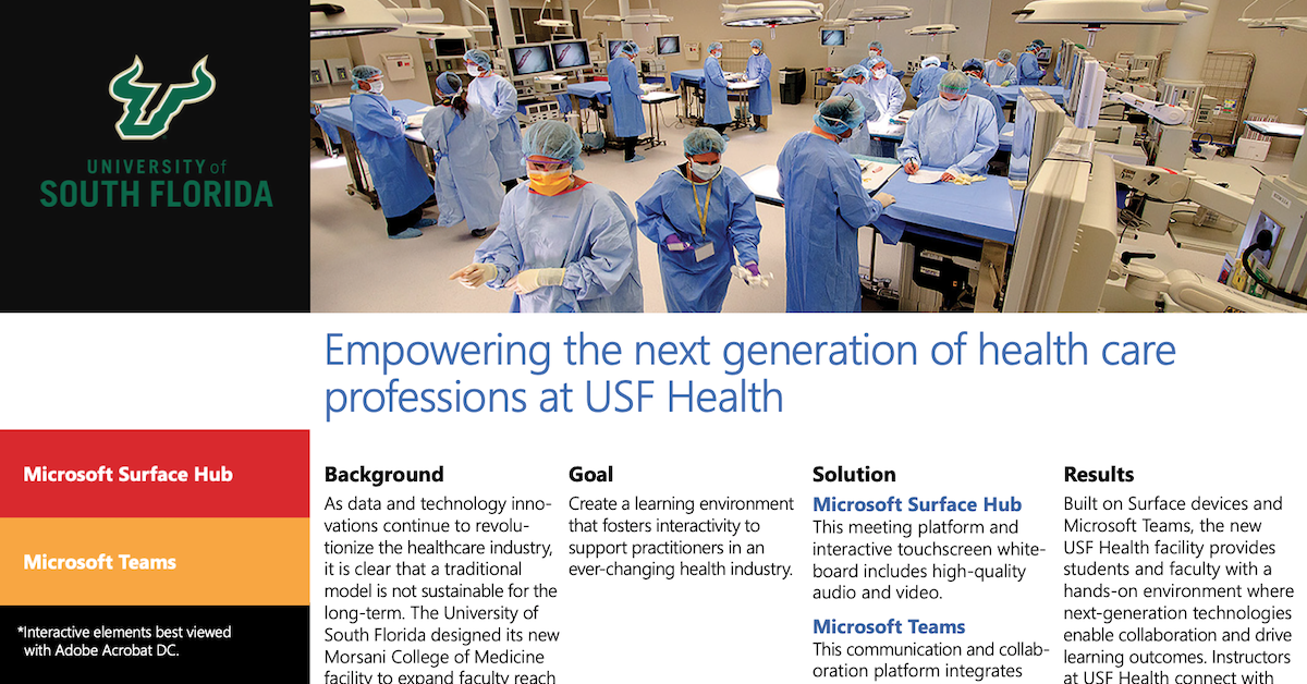 University of South Florida Case Study